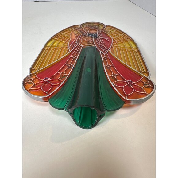 Vintage 1979 Hallmark Tree-Topper "Christmas Angel" Translucent Acrylic Angel 8" - Picture 3 of 5